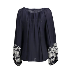 Kocca Blue Viscose Shirt - Blouses