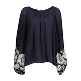 Kocca Blue Viscose Shirt - Blouses