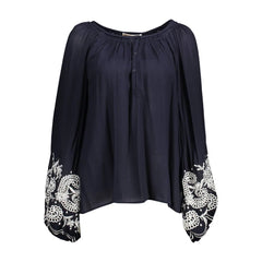 Kocca Blue Viscose Shirt - Blouses