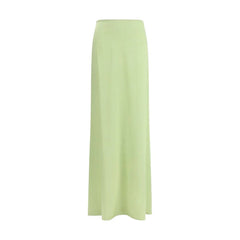 Kristina Ti Bicolor Silk Long Skirt