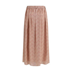Kristina Ti Half circle Skirt with foliage print - Skirts