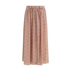Kristina Ti Half circle Skirt with foliage print - Skirts