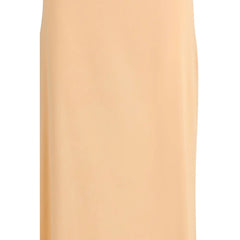 Kristina Ti Orange Silk Long Skirt