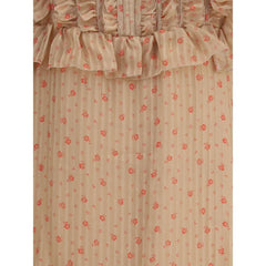 Kristina Ti Silk long Dress with rouches - IT42 | L - Dresses