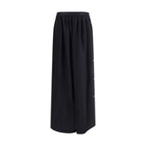 Kristina Ti Wool and silk long Skirt - Skirts