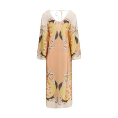 La Double J Multicolor Silk Casual Dress - S