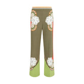 La Double J Multicolor Viscose Casual Pants
