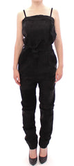 La Maison du Couturier Black Leather Jumpsuit - One-Pieces