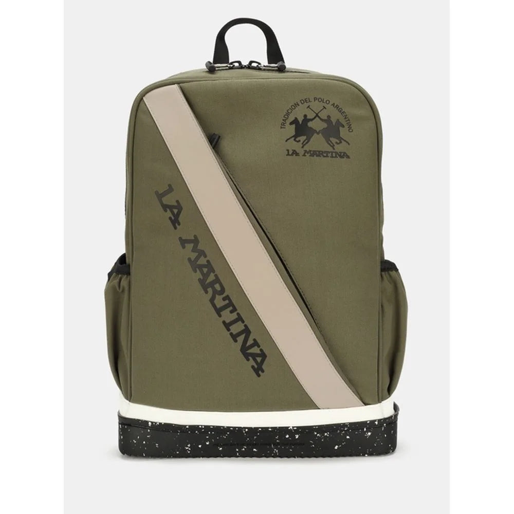 La Martina Bicolor Canvas Backpack