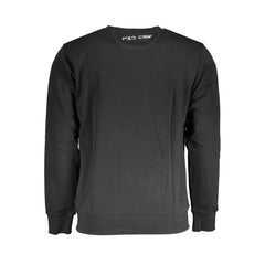 La Martina Black Cotton Men Sweater - Sweatshirts