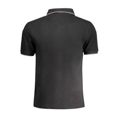 La Martina Black Cotton Polo Shirt - S - Polos