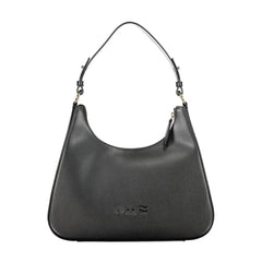 La Martina Black Leather Women Handbag - Shoulder Bags