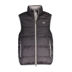 La Martina Black Polyamide Men Jacket - L - Vests