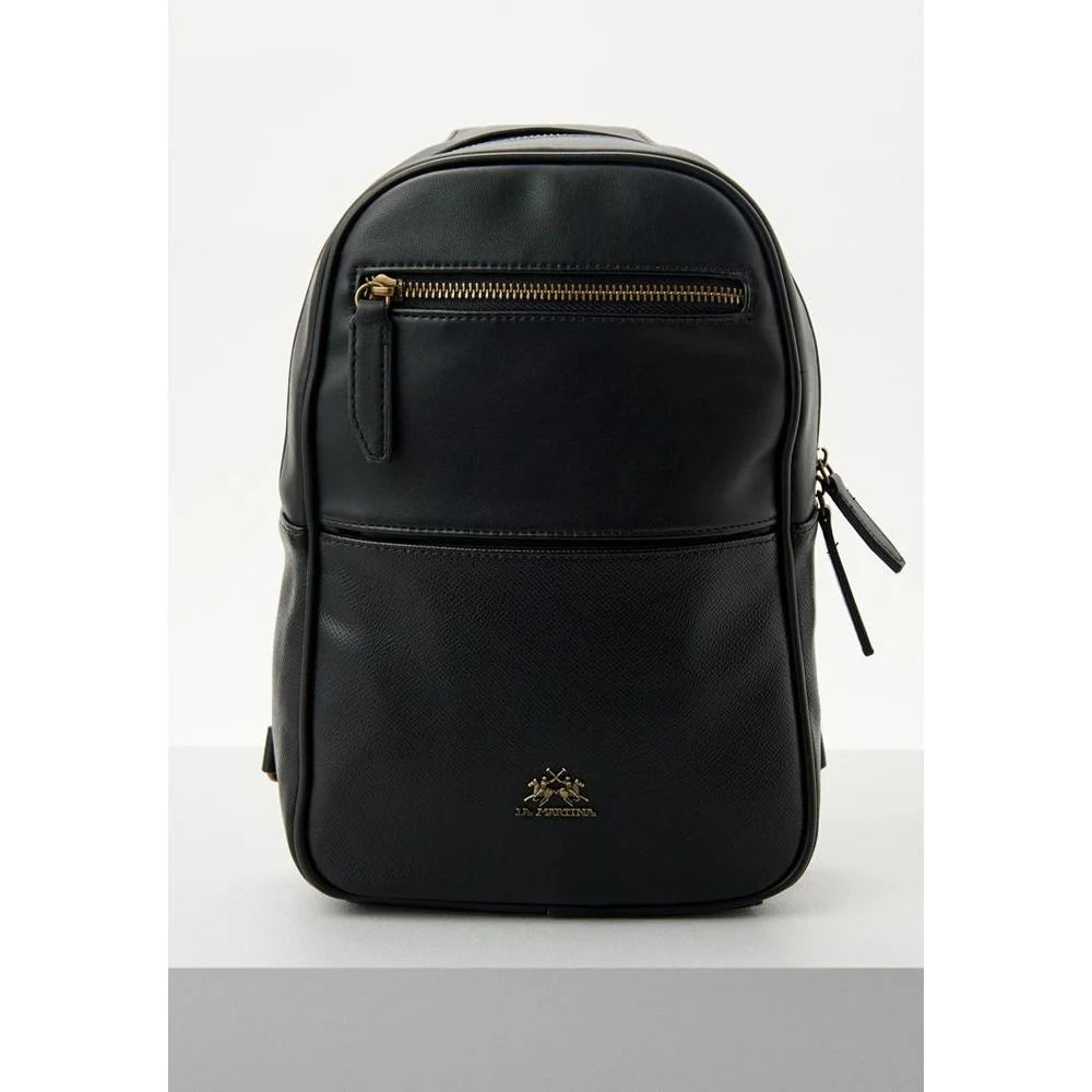 La Martina Black Polyethylene Crossbody Bag