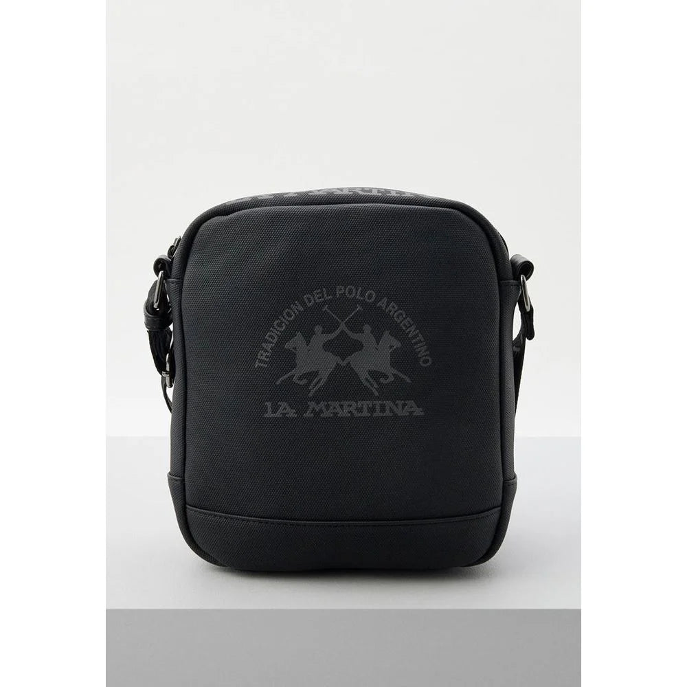 La Martina Black Polyethylene Crossbody Bag