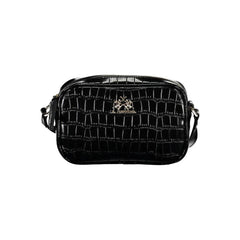 La Martina Black Polyethylene Handbag
