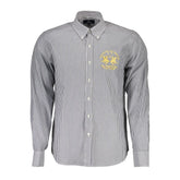 La Martina Blue Cotton Men Shirt - Shirts