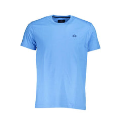 La Martina Blue Cotton Men T-Shirt - T-Shirts