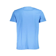 La Martina Blue Cotton Men T-Shirt - T-Shirts