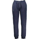 La Martina Blue Cotton Pant - Joggers