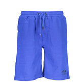 La Martina Blue Cotton Pant - M - Bermudas