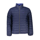 La Martina Blue Polyamide Men Jacket