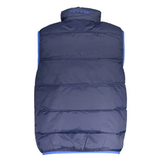 La Martina Blue Polyamide Men Jacket - Vests