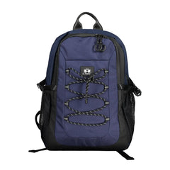 La Martina Blue Polyester Men Backpack - Laptop Backpacks