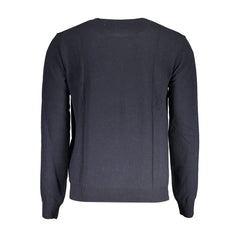 La Martina Blue Wool Sweater - Sweaters