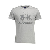 La Martina Brown Cotton Men T-Shirt - T-Shirts