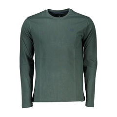La Martina Elegant Crew Neck Green Tee with Embroidery - XXL - T-Shirts
