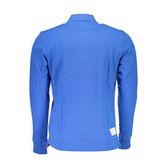 La Martina Elegant Long-Sleeved Polo in Chic Blue - XL - Polos