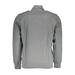 La Martina Gray Cotton Men Sweater - Sweatshirts
