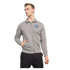 La Martina Gray Cotton Men’s Sweater - Sweatshirts