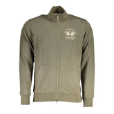 La Martina Green Cotton Men Sweater - Sweatshirts