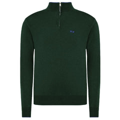La Martina Green Wool Men Sweater - Sweaters