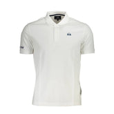 La Martina White Cotton Men Polo Shirt - XL - Polos