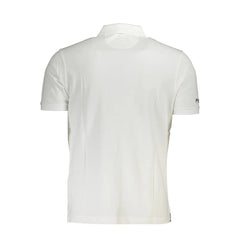 La Martina White Cotton Men Polo Shirt - XL - Polos