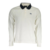 La Martina White Cotton Men Polo Shirt - XL - Polos