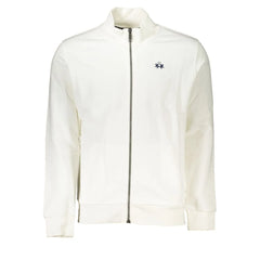 La Martina White Cotton Men Sweater