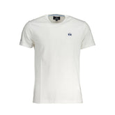 La Martina White Cotton Men T-Shirt - T-Shirts