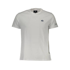 La Martina White Cotton Men T-Shirt - XL - T-Shirts