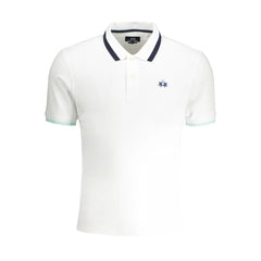 La Martina White Cotton Polo Shirt - Polos