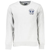 La Martina White Cotton Sweatshirt - XL - Sweatshirts