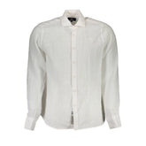 La Martina White Linen Men Shirt - Shirts