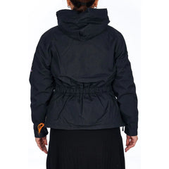 Ladakh Black Polyester Women Jacket - Windbreakers
