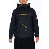 Ladakh Black Polyester Women Jacket - Windbreakers