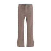 L’Agence Beige Cotton Casual Pants