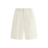 LAMINAR Beige Polyester Shorts