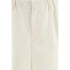 LAMINAR Beige Polyester Shorts